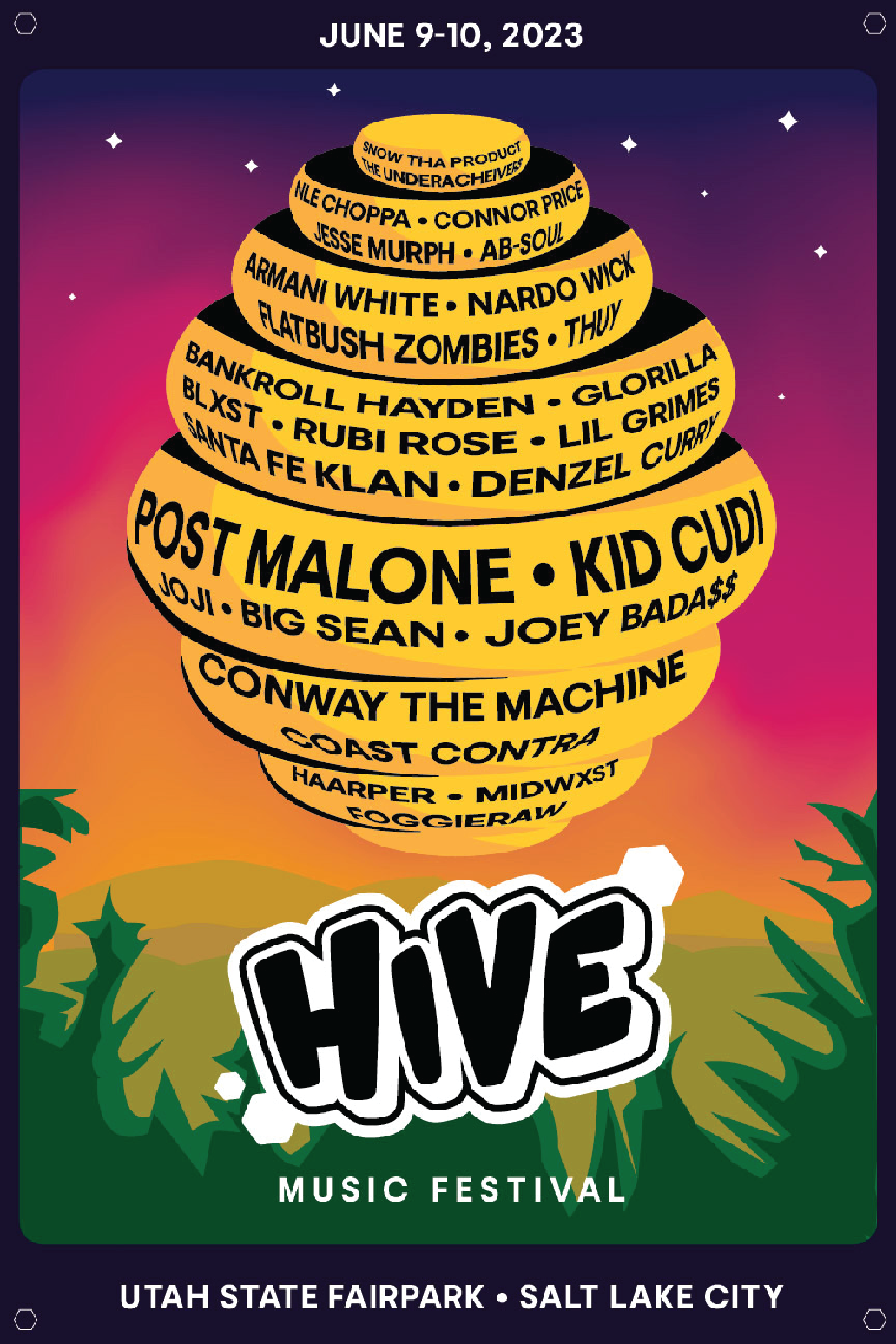 Hive Festival: HIVE Music Festival poster